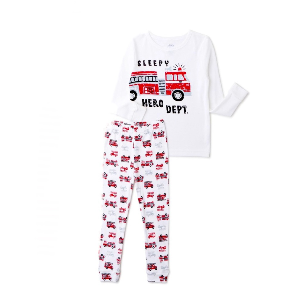 Fire truck pajamas